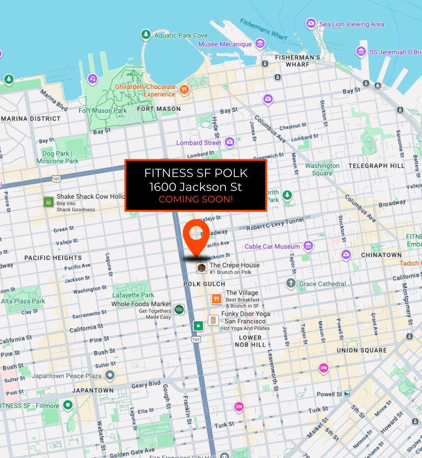 FITNESS SF Google Map Image